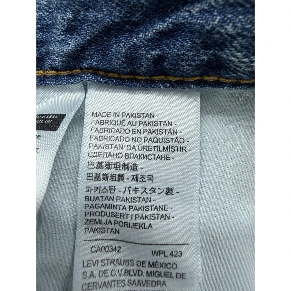 Levi Premium 568 LOOSE 34X32‎ Lightweight Denim X Linen Baggy Barrel Jeans NWT